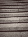 Granit d'escalier avec noms des lieux-Musse Olympique Lausenne-Suisse